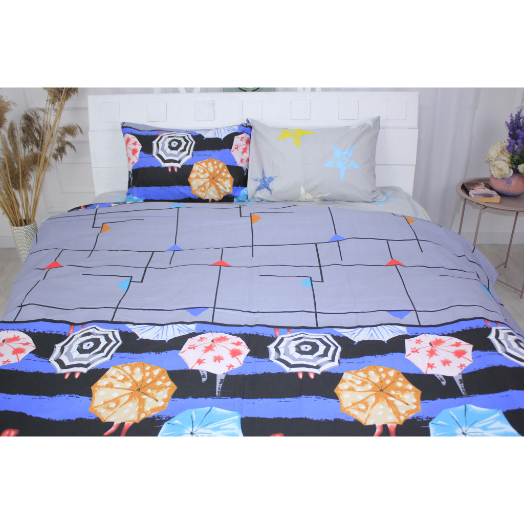 Постільна білизна MirSon Бязь Ranforce Elite 17-0264 Rainbow 160x220 (2200004699745) - зображення 1