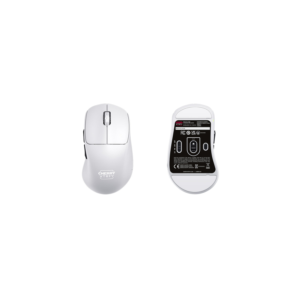 Мишка Cherry Xtrfy M64 Pro 8K Wireless/USB White (CX-M64W-PRO-WHITE) - зображення 2