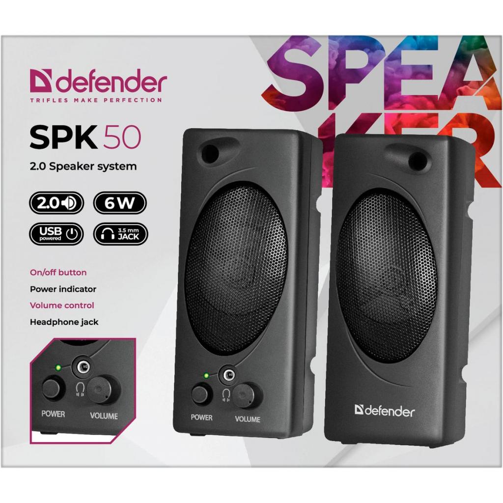 Акустична система Defender SPK-50 Black (65150) - зображення 6