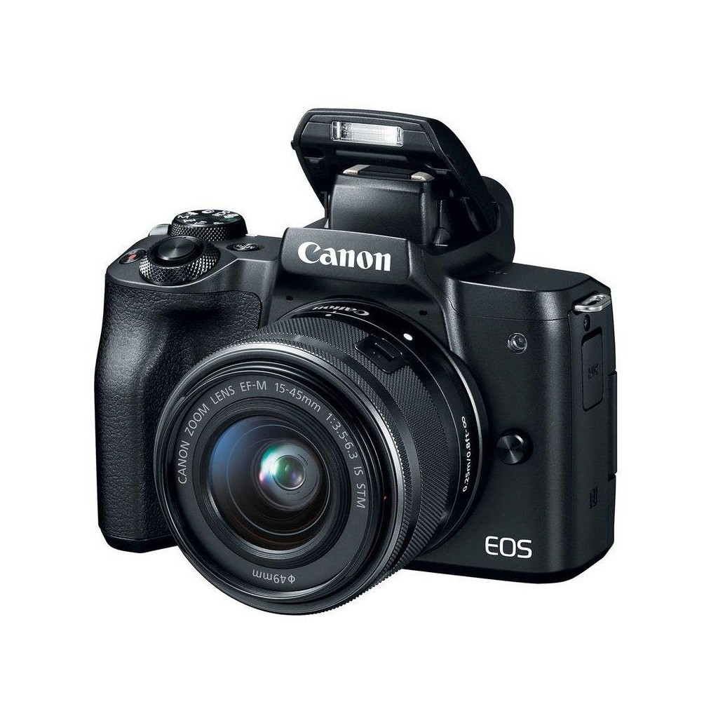 Цифровий фотоапарат Canon EOS M50 15-45 IS STM Kit black (2680C060) - зображення 11