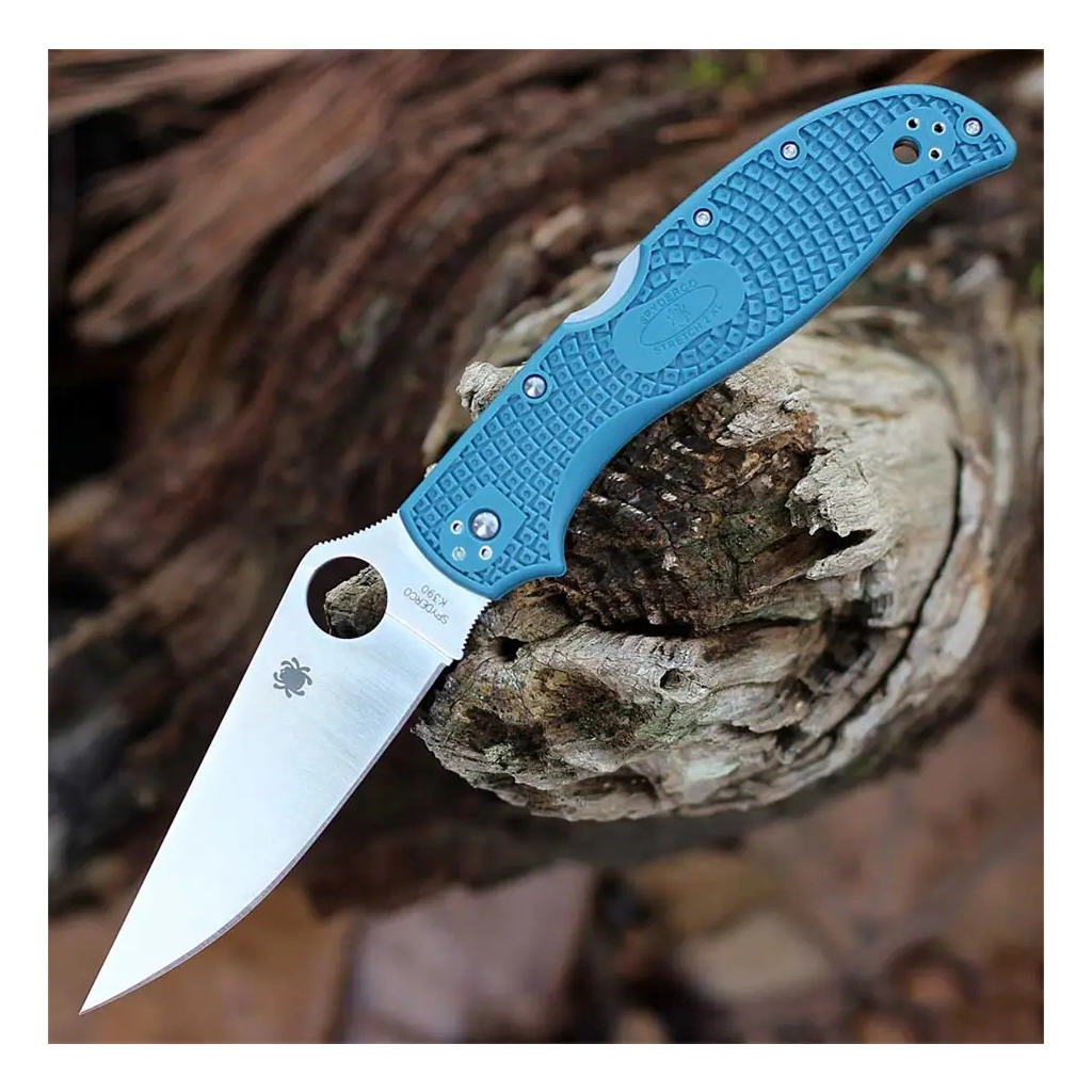 Ніж Spyderco Stretch 2 XL Lightweight K390 FRN Blue (C258FPK390) - зображення 5