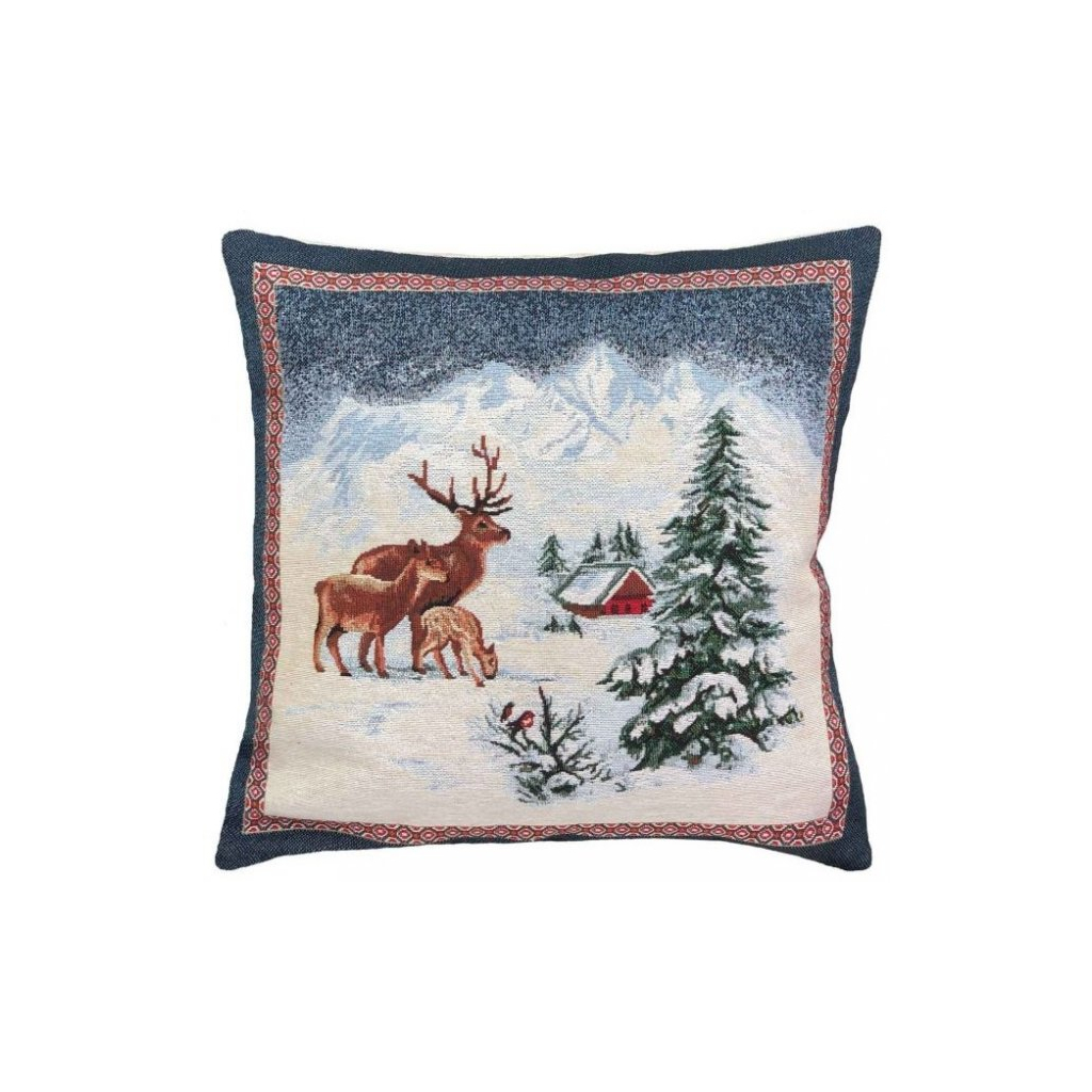 Наволочка Прованс Blue Sky Олені 45х45 см (4823093435919) - зображення 1