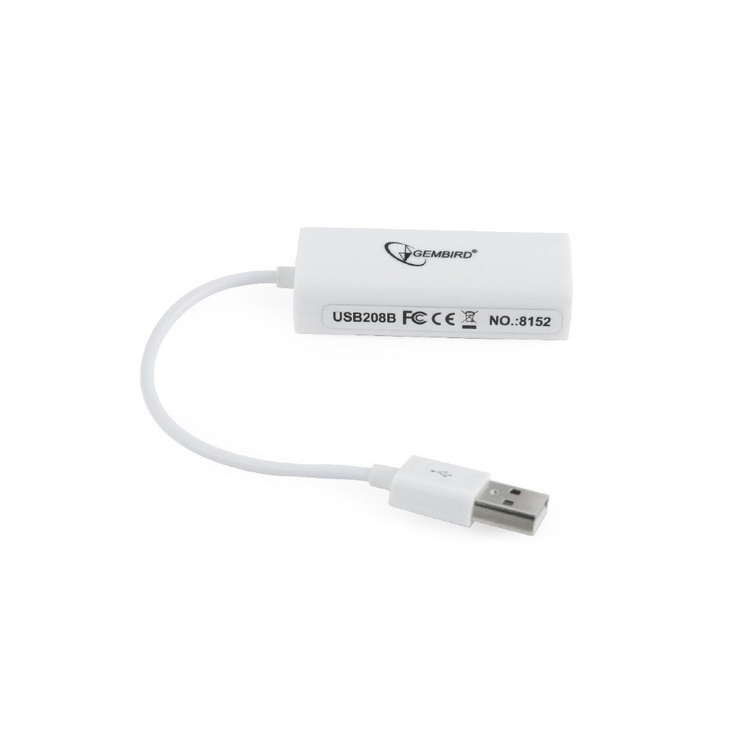 Мережева карта USB2.0 to Fast Ethernet Gembird (NIC-U2-02) - зображення 2
