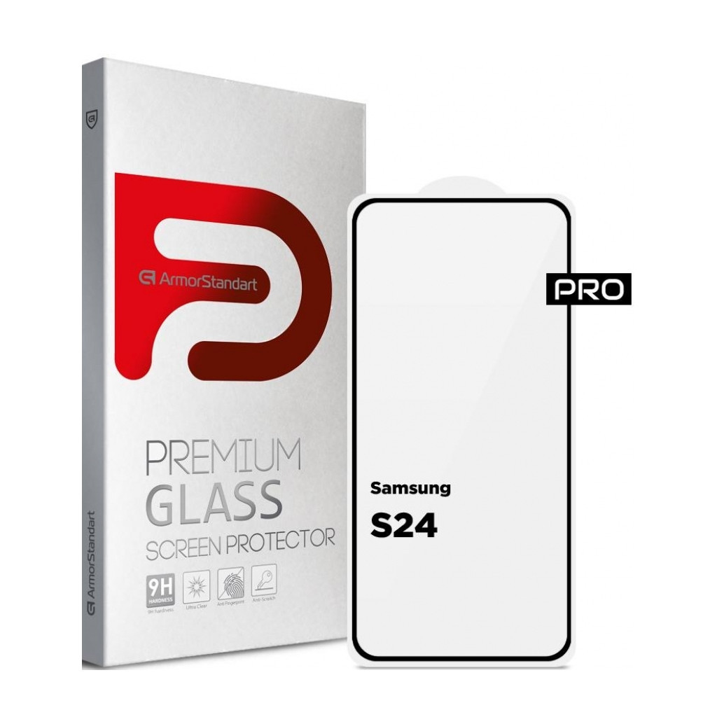 Скло захисне Armorstandart Pro Samsung S24 Black (ARM72436) - зображення 1