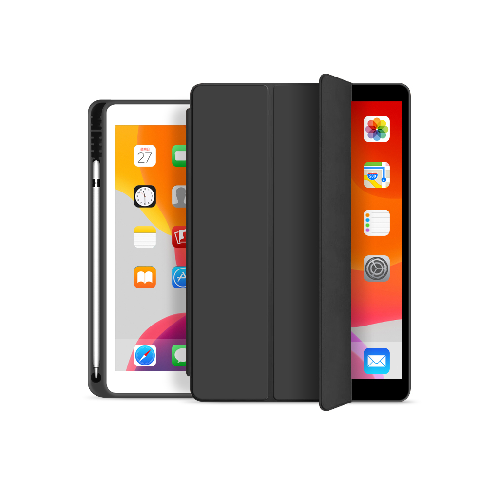 Чохол до планшета BeCover Tri Fold Soft TPU mount Pencil Apple iPad mini 5 Black (708449) - зображення 2
