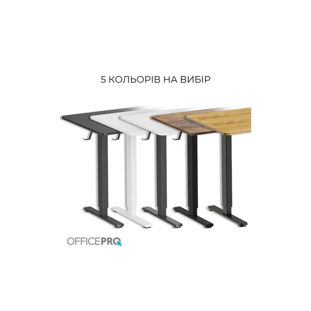 Комп'ютерний стіл OfficePro ODE1470WB White/Black (ODE1470WB) - зображення 11