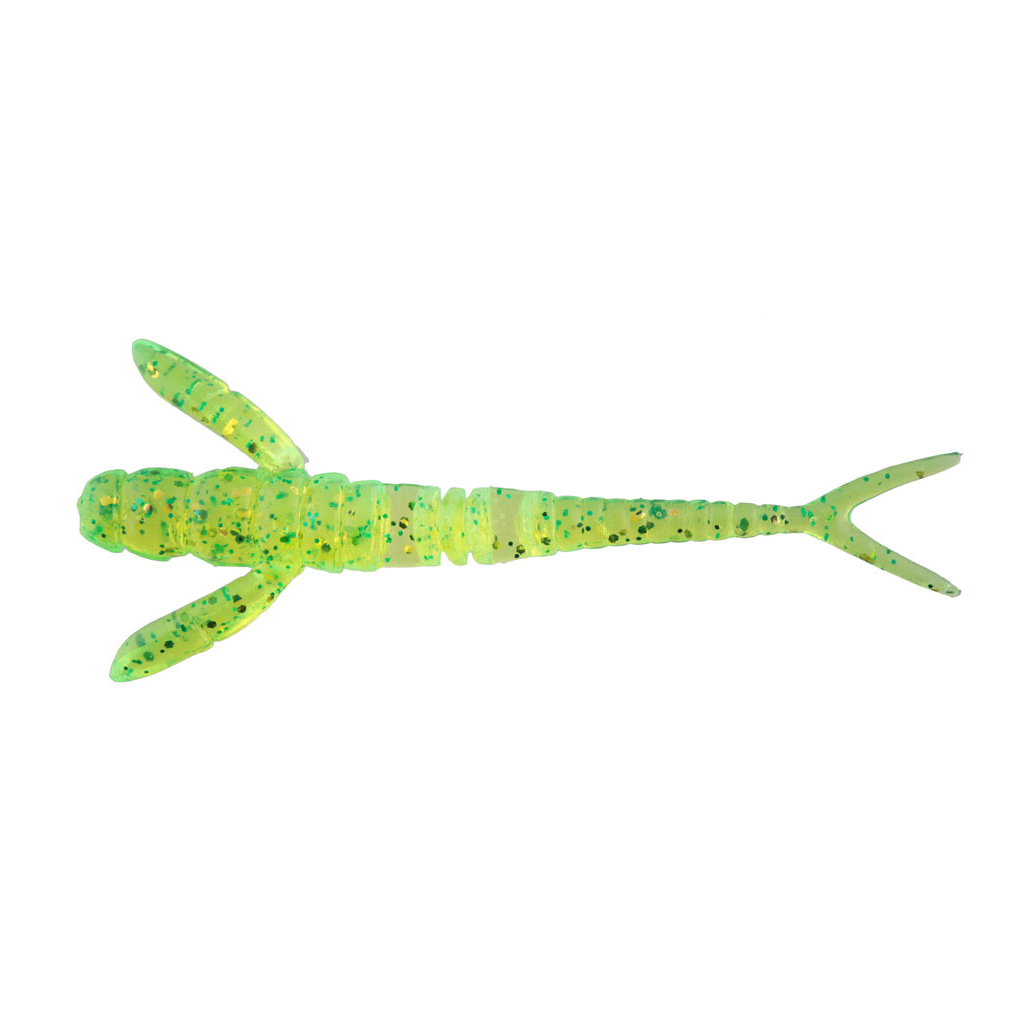 Силікон рибальський FishUP Flit 1.5" 026 - Flo Chartreuse/Green (10шт/уп) (1862.02.33) - зображення 1