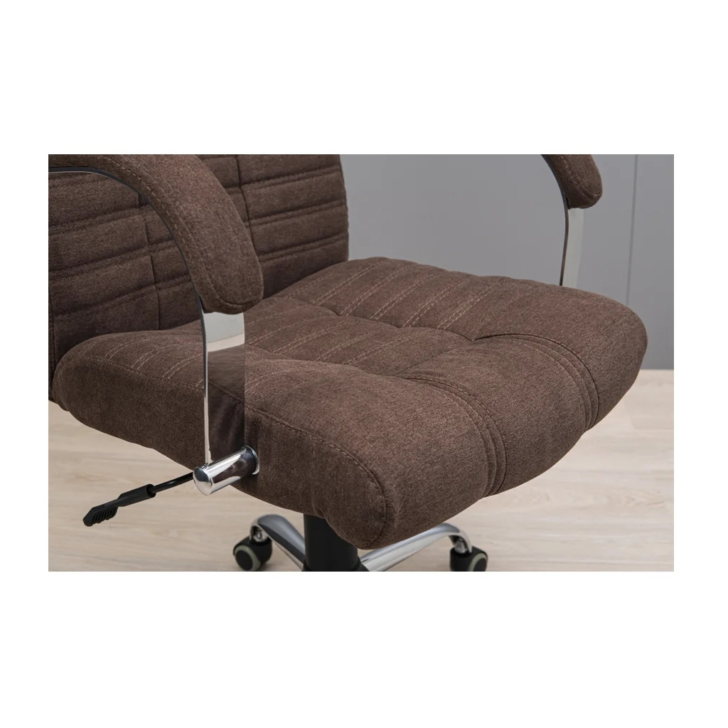 Офісне крісло Richman Атлант Хром П1 M-2 (Anyfix) Шкіра Люкс комбо Шоколад (R00000049261) - зображення 8