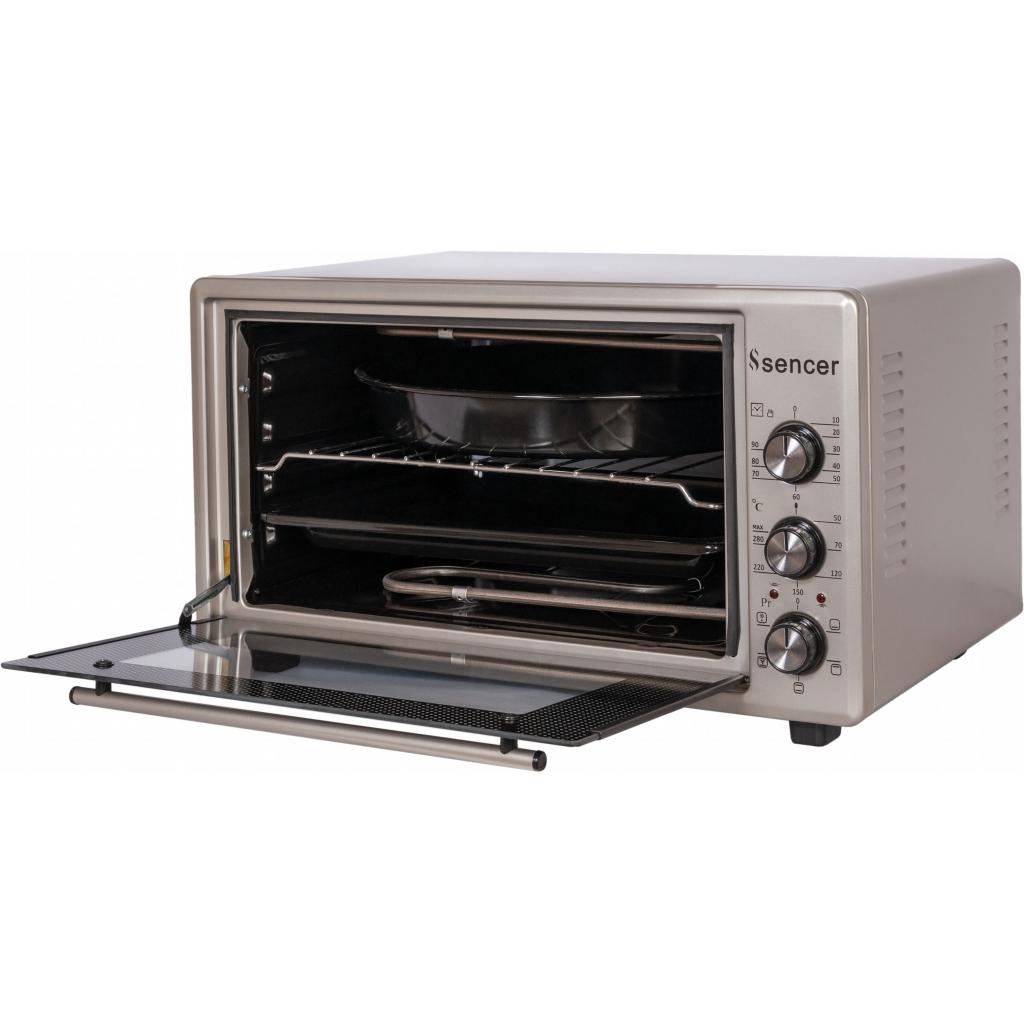 Електропіч Sencer MF 46E24 Grey - зображення 3