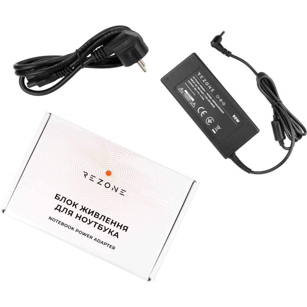Блок живлення до ноутбуку Rezone ACER 90W 19V 4.74A 5.5*1.7 (RZPSAC90195517) - зображення 1