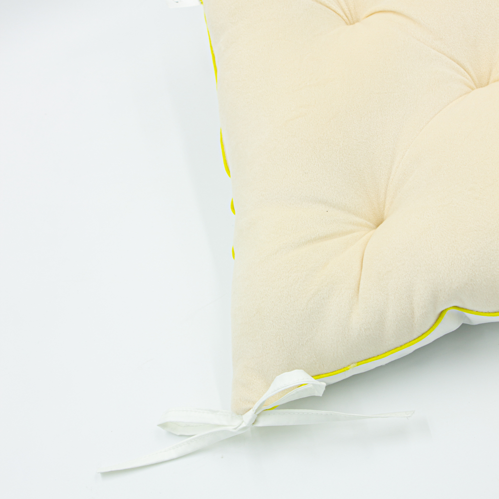 Подушка на стілець MirSon 28-0004 Cream Velvet 40х40 см (2200006185888) - зображення 3