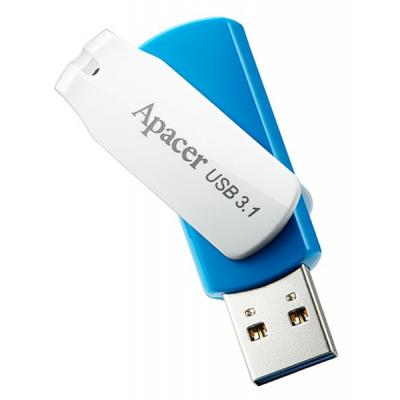 USB флеш накопичувач Apacer 64GB AH357 Blue USB 3.1 (AP64GAH357U-1) - зображення 3