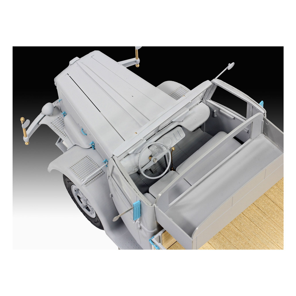 Збірна модель Revell Вантажна машина Büssing 8000 S13 з причепом рівень 5 масштаб 1:24 (RVL-07580) - зображення 8