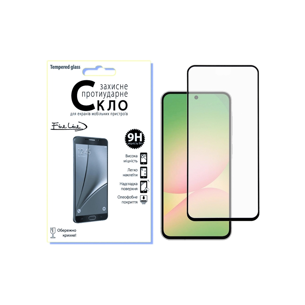Скло захисне Fine Line Samsung Galaxy A56 Black (FL-TGFG-388) - зображення 1