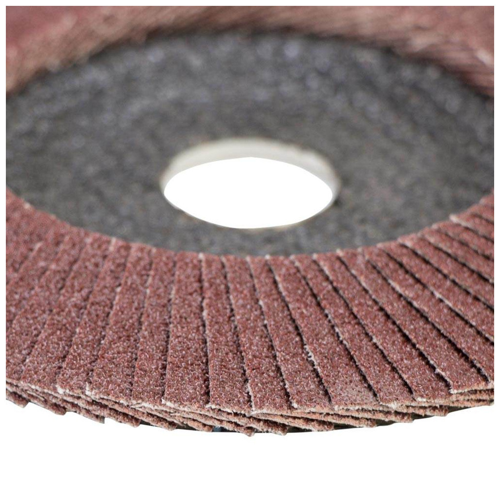 Круг зачистний Sigma пелюстковий торцевий Т29 (конічний) 125мм P80 (9172641) - зображення 4