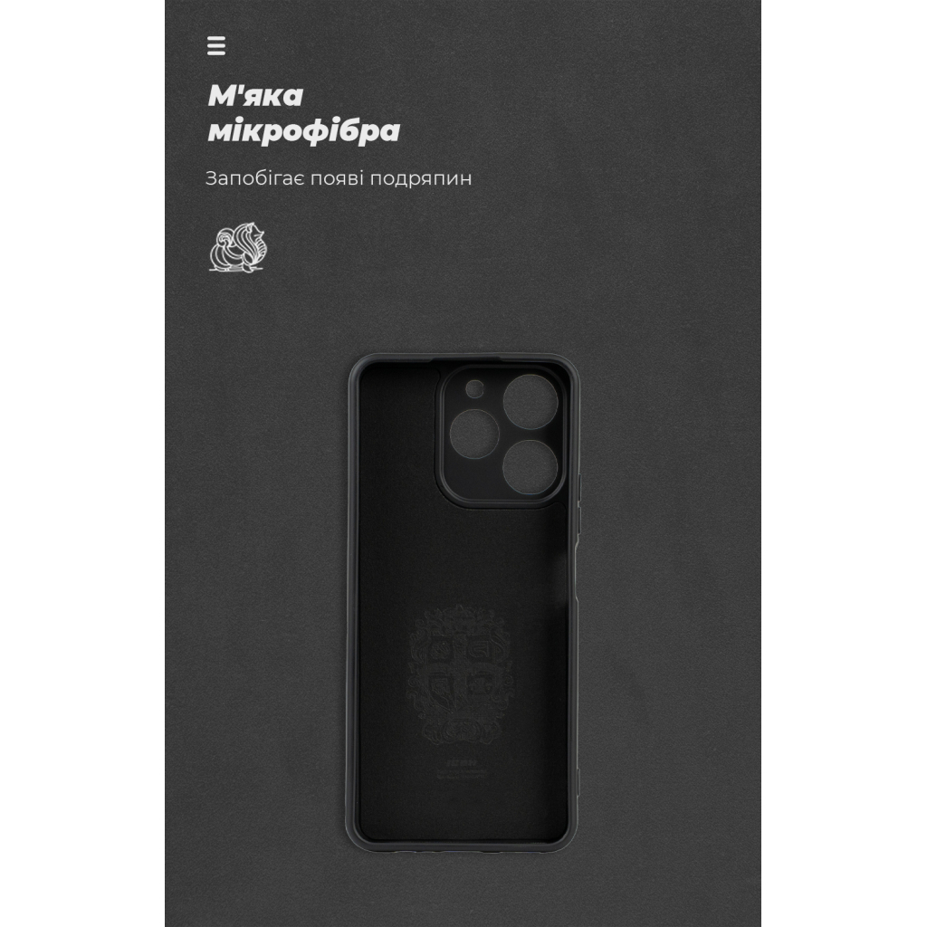 Чохол до мобільного телефона Armorstandart ICON Realme Note 70 4G Camera cover Black (ARM83907) - зображення 4