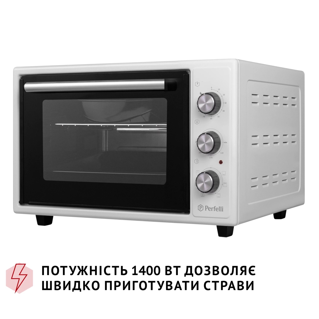 Електропіч Perfelli SIERRA 37 WHITE - зображення 5