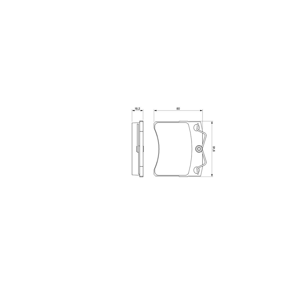 Гальмівні колодки Bosch 0 986 460 954 - зображення 4