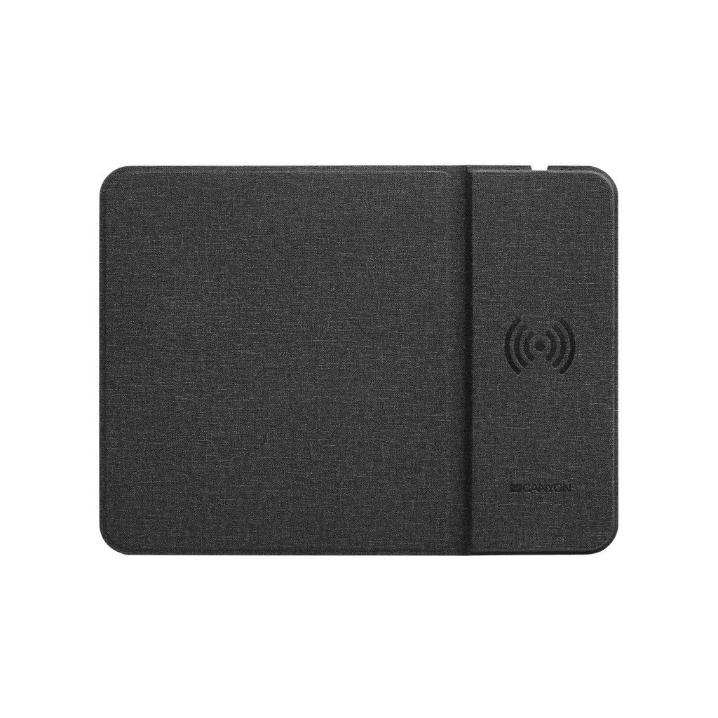 Килимок для мишки Canyon MP-W5 Mouse Mat with wireless charger (CNS-CMPW5) - зображення 1
