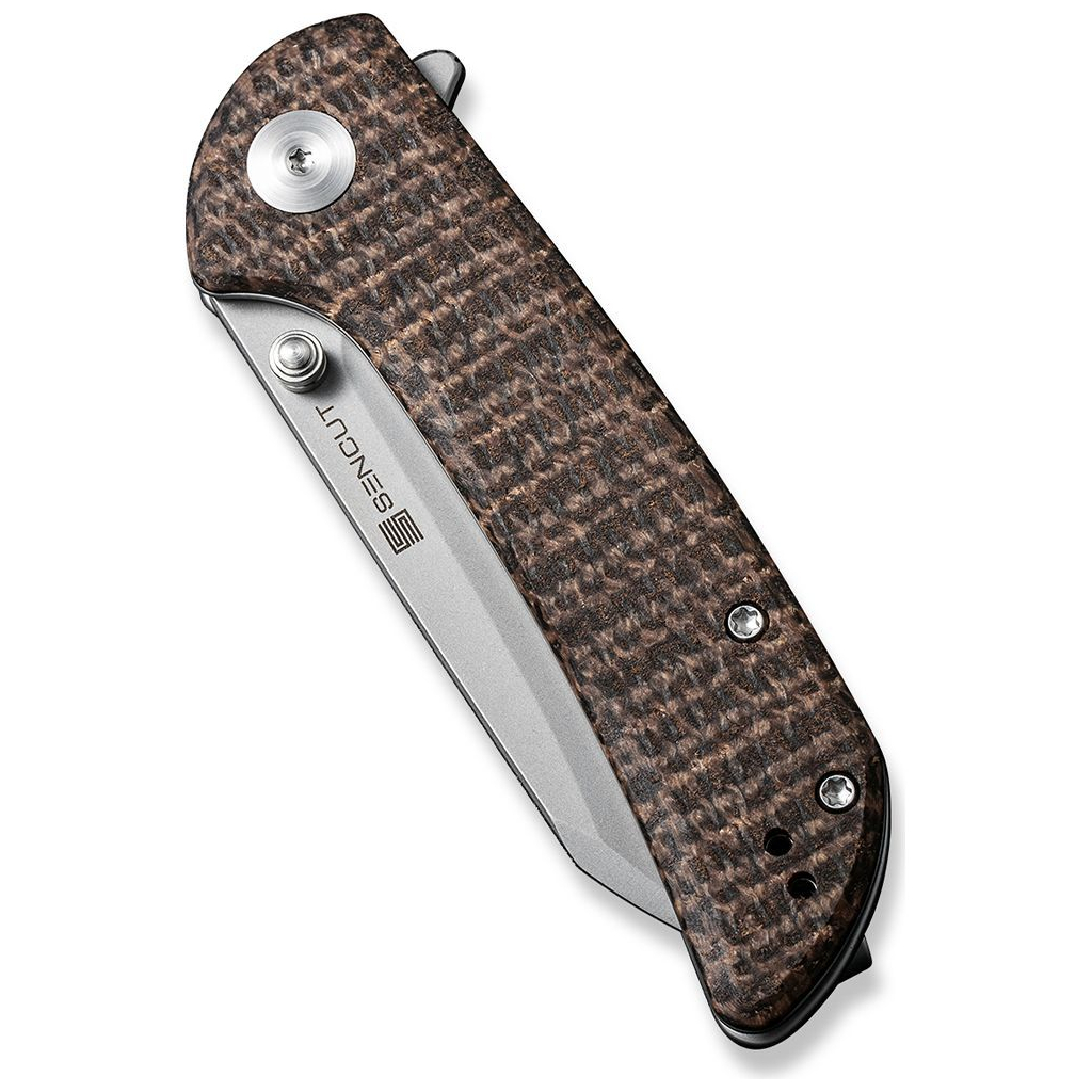 Ніж Sencut Fritch Stonewash Brown Micarta (S22014-3) - зображення 5