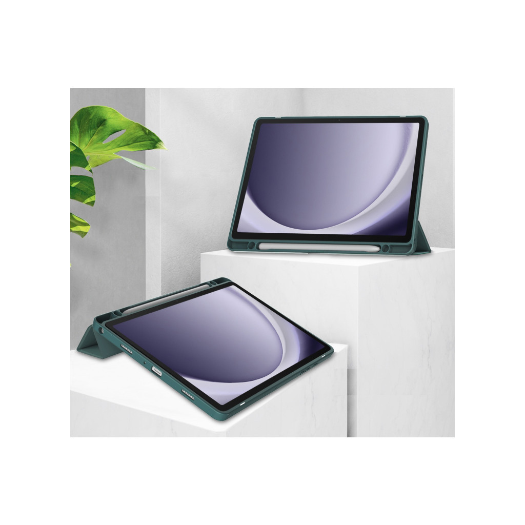 Чохол до планшета BeCover Soft Edge stylus holder Samsung Tab A9 Plus SM-X210/SM-X215/SM-X216 11.0" Dark Green (710368) - зображення 8