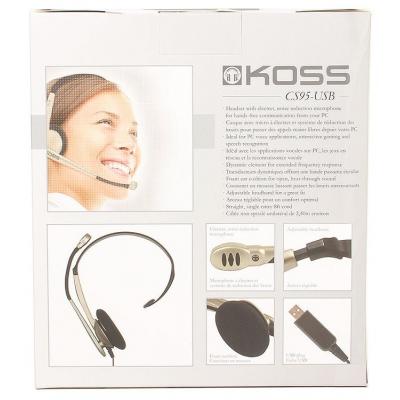Навушники Koss CS95 USB Mono - зображення 5