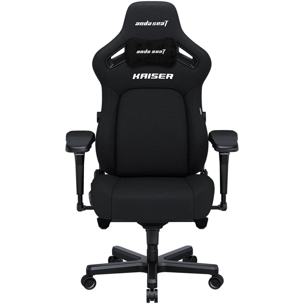 Крісло ігрове Anda Seat Kaiser 4 Fabric Size XL Black (AD12YDDC-XLL-20-B-CF) - зображення 1
