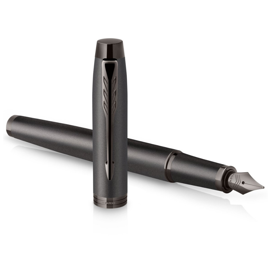 Ручка пір'яна Parker IM 17 Professionals Monochrome Titanium  FP F (28 011) - зображення 3