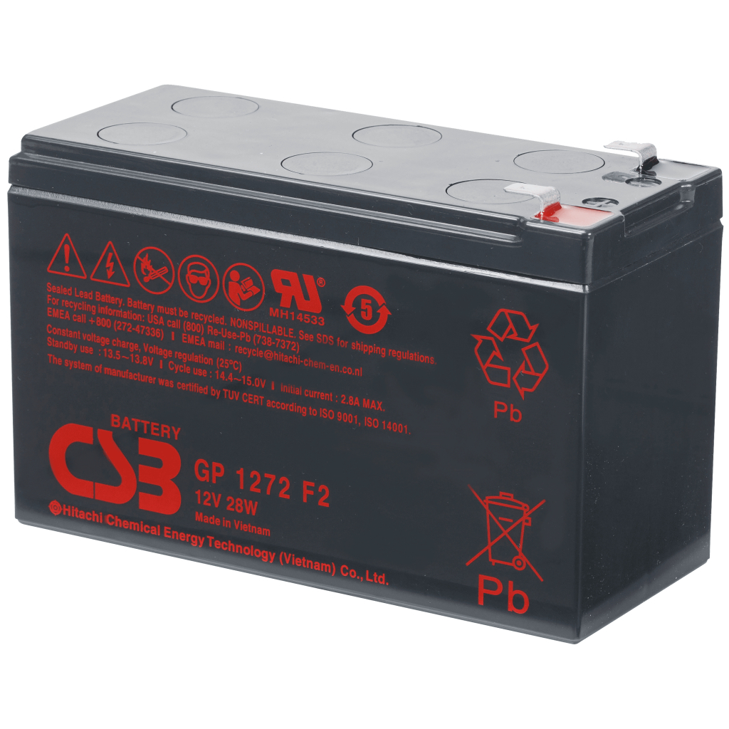 Батарея до ДБЖ CSB 12В 7.2 Ah (GP1272_28W) - зображення 1