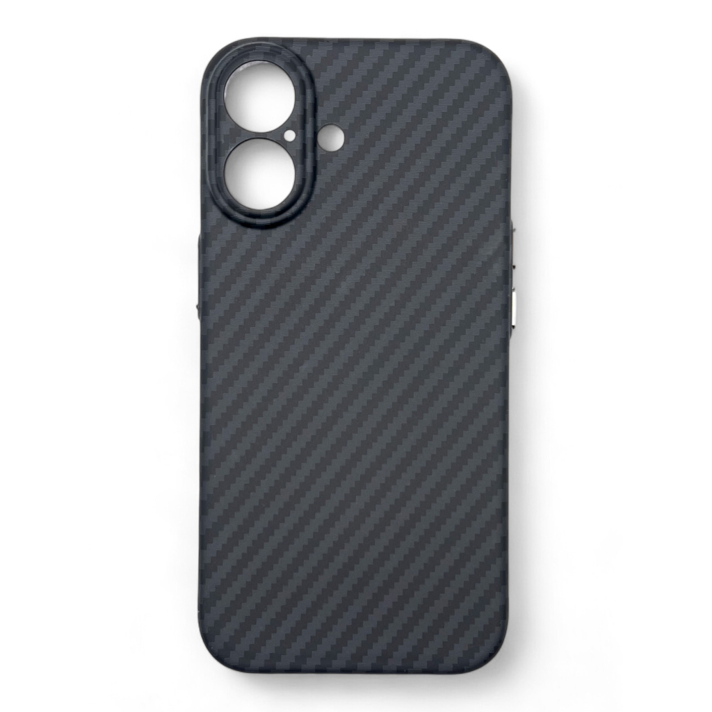 Чохол до мобільного телефона BeCover Carbonite Case (MagSafe) для Apple iPhone 16 Black (712067) - зображення 1