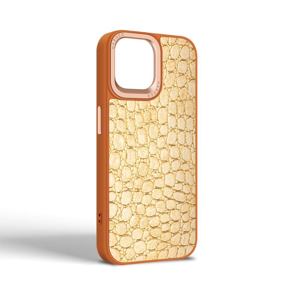Чохол до мобільного телефона Harder Crocosaur Apple iPhone 14 Beige (ARM76715) - зображення 2