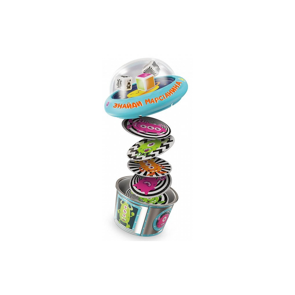Настільна гра Fun Games Shop Pop-A-Tops: Знайди марсіанина (Pop-A-Tops: Match a Martian) (укр.) (FGS62) - зображення 2