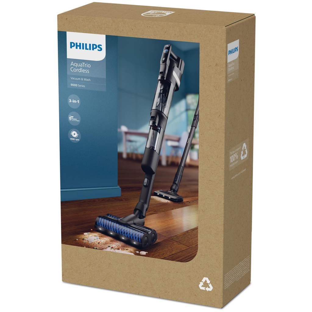 Пилосос Philips AquaTrio Cordless, 9000 Series (XW9463/10) - зображення 4