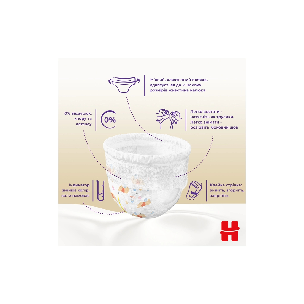 Підгузки Huggies Extra Care Pants 6 15-25 кг 30 шт (5029053582436) - зображення 10