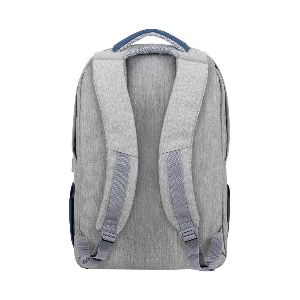 Рюкзак для ноутбука RivaCase 17.3" 7567 Prater, Grey / Dark Blue (7567Grey/DarkBlue) - зображення 2