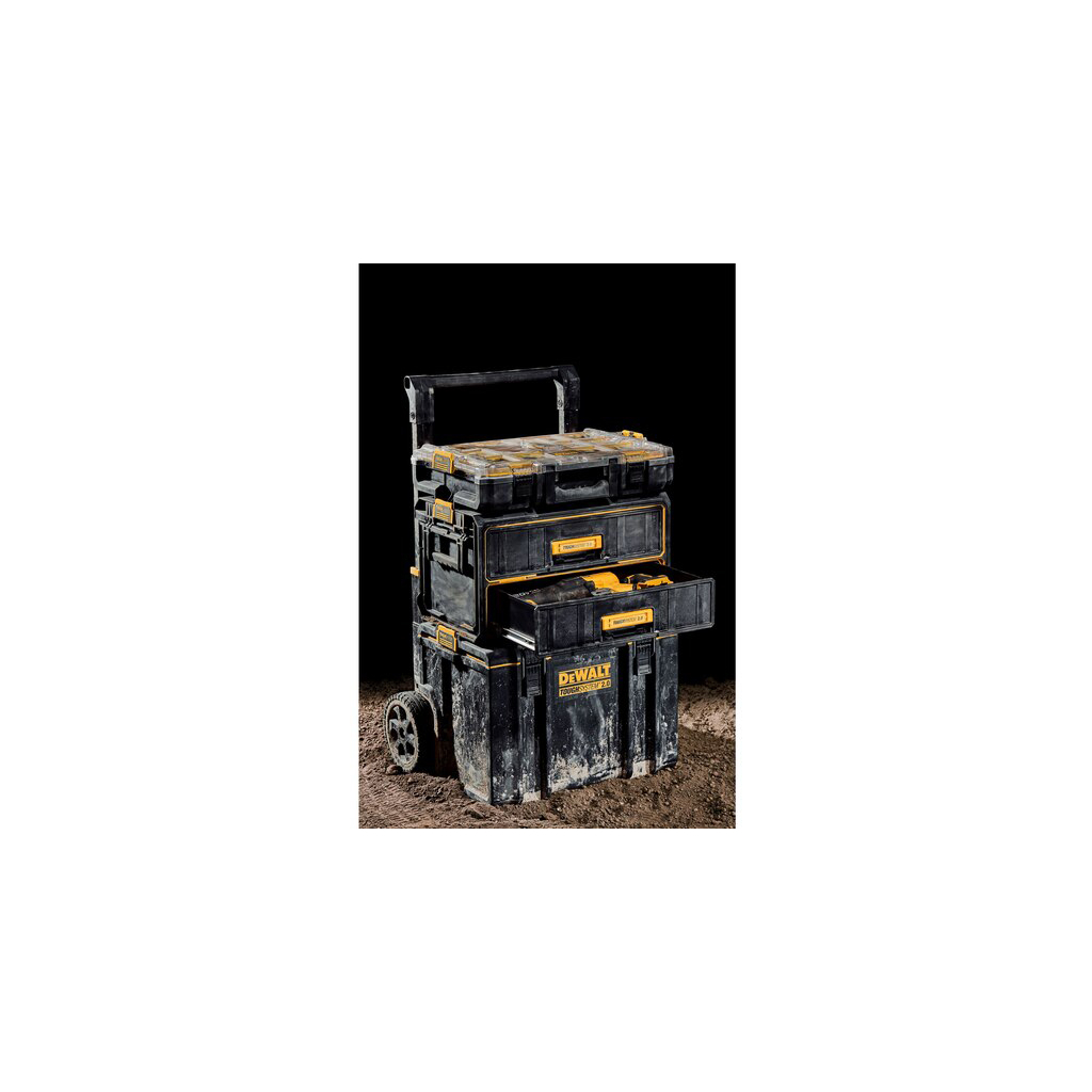 Ящик для інструментів DeWALT TOUGHSYSTEM 2.0, 555х320х320 мм, модуль на 2 ящики (DWST83529-1) - зображення 8