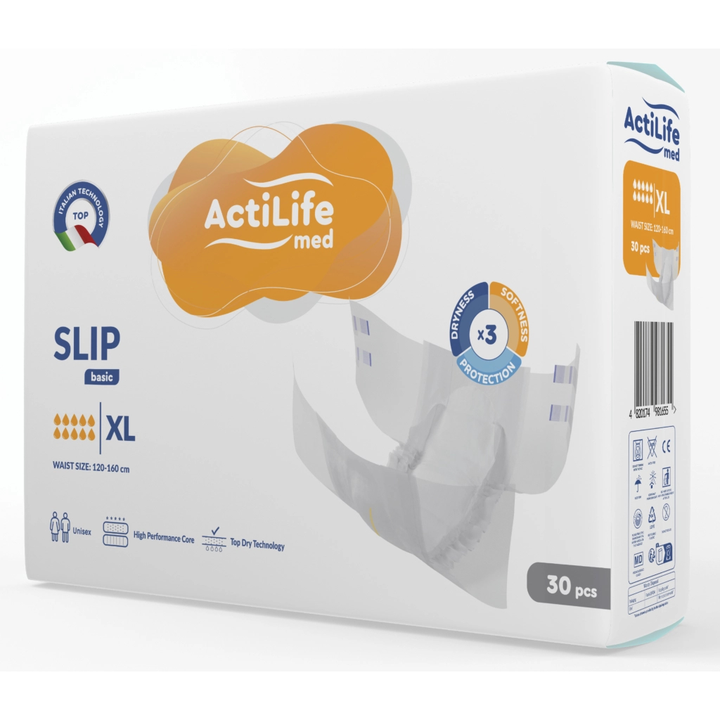 Підгузки для дорослих ActiLife Med Basic XL, 30 шт (4820174981655) - зображення 1
