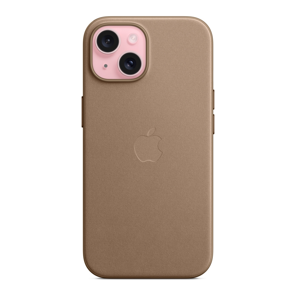Чохол до мобільного телефона Apple iPhone 15 FineWoven Case with MagSafe Taupe (MT3C3ZM/A) - зображення 2