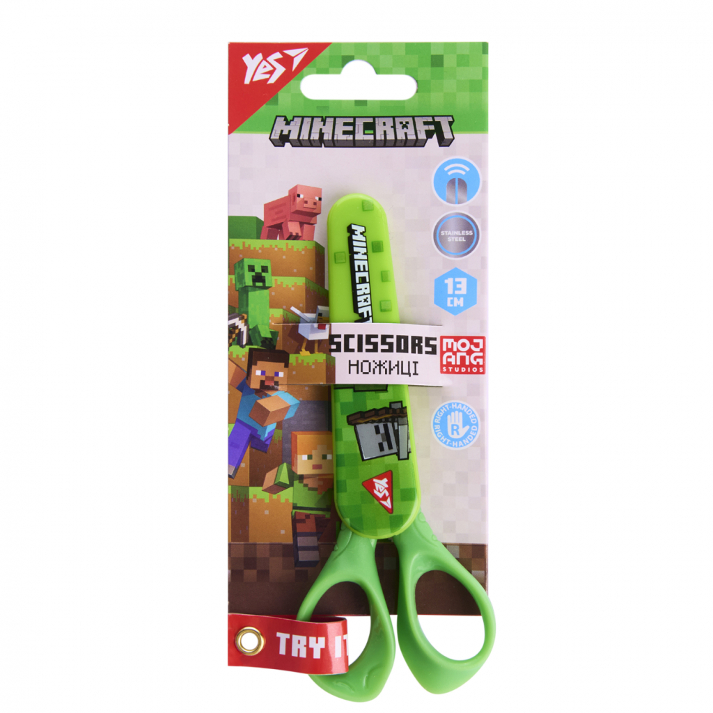 Ножиці Yes Minecraft 13 см у футлярі (480463) - изображение 4