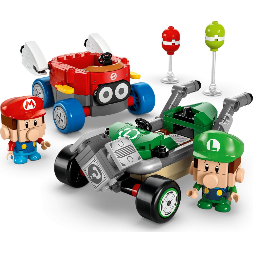 Конструктор LEGO Super Mario Mario Kart – Baby Mario vs. Baby Luigi (72034) - зображення 3