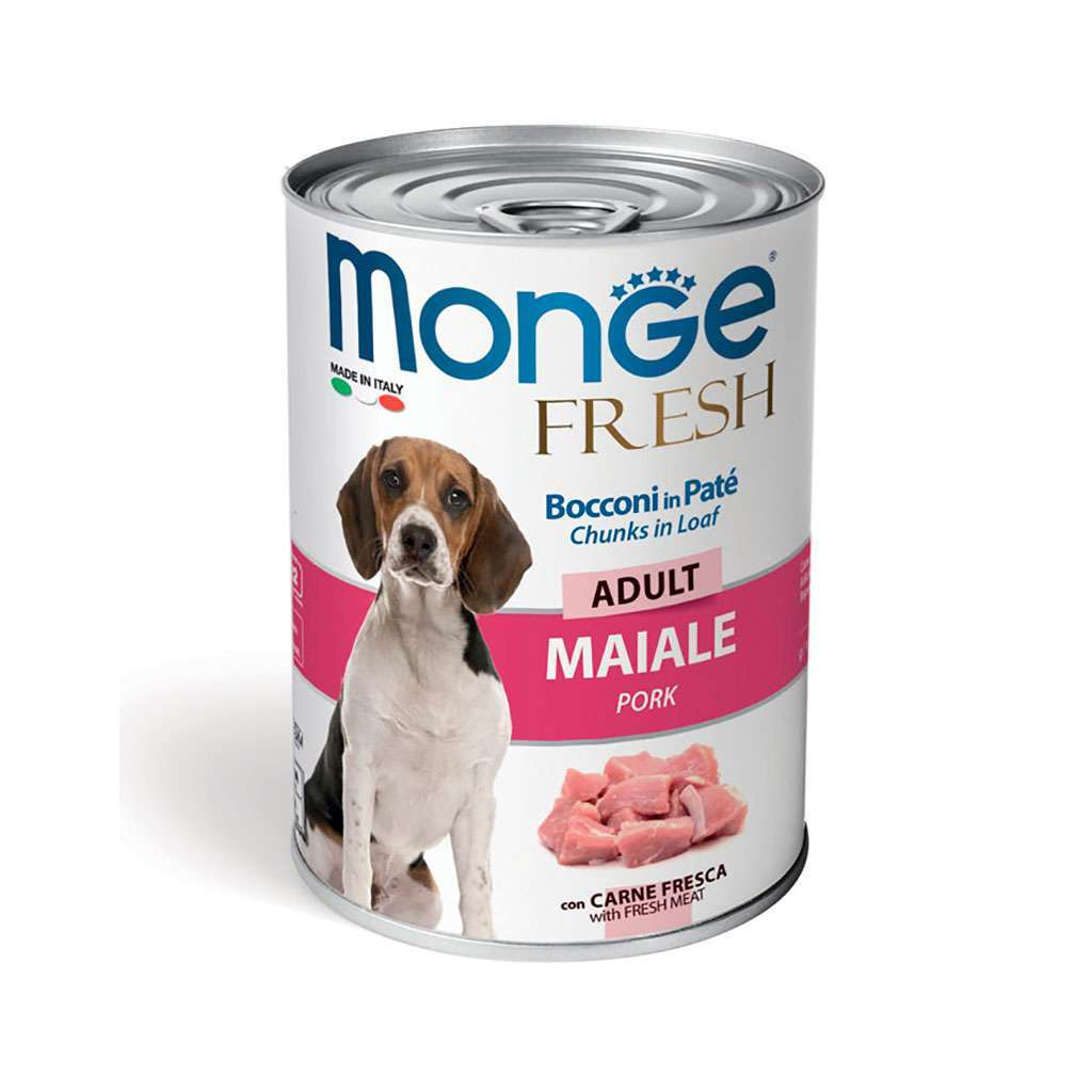 Консерви для собак Monge Dog Fresh свинина 400 г (8009470014465) - зображення 1