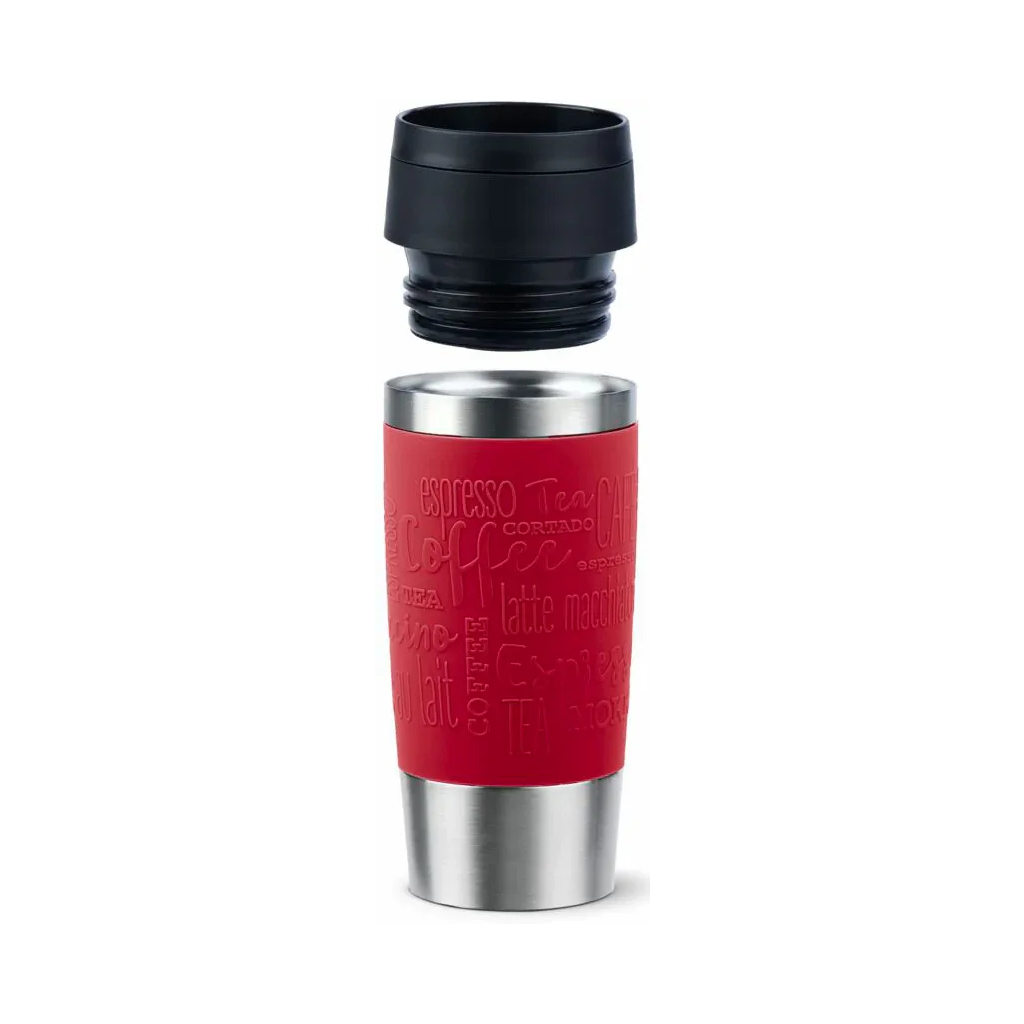 Термокружка Tefal Travel Mug Classic, 360мл, нержавіюча сталь, червоний (N2020410) - изображение 3