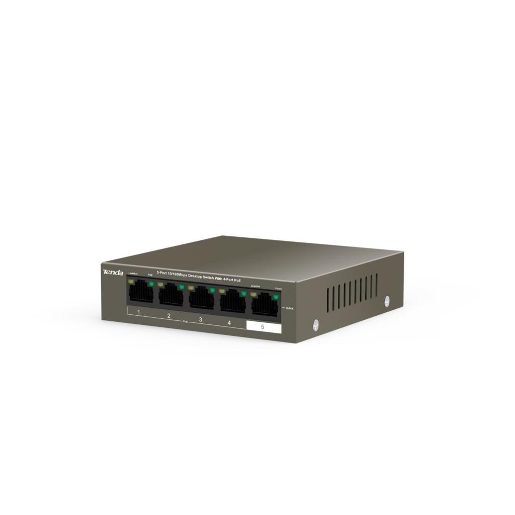 Комутатор мережевий Tenda TEF1105P-4-38W - зображення 2