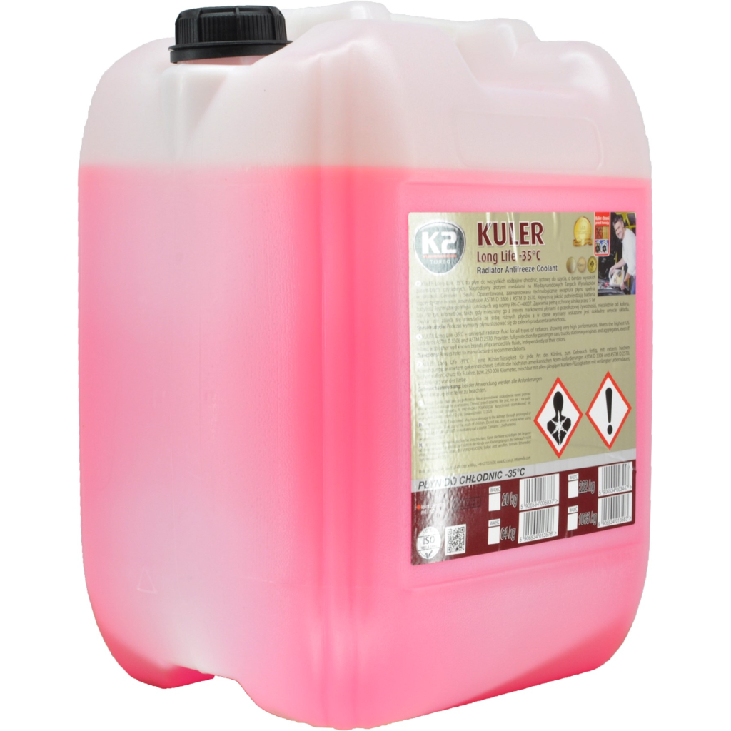 Антифриз K2 KULER -35C 20кг RED (W406C) - зображення 2
