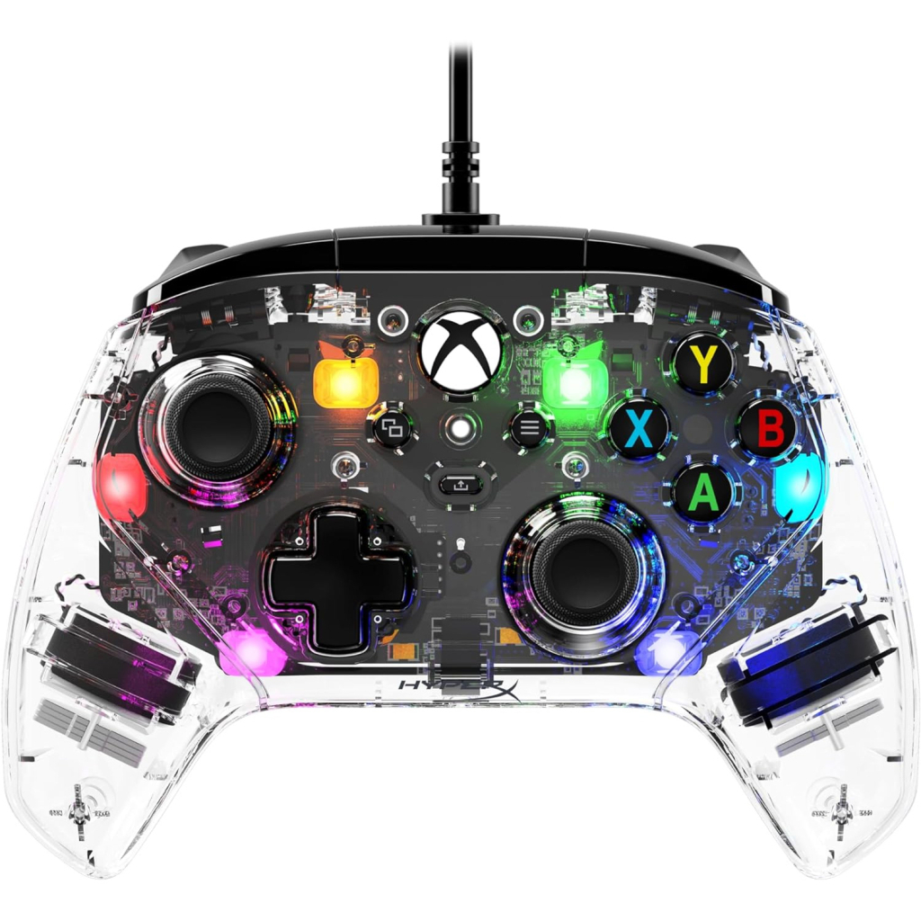 Геймпад HyperX Clutch Gladiate RGB for PC/Xbox Clear (7D6H2AA) - зображення 1