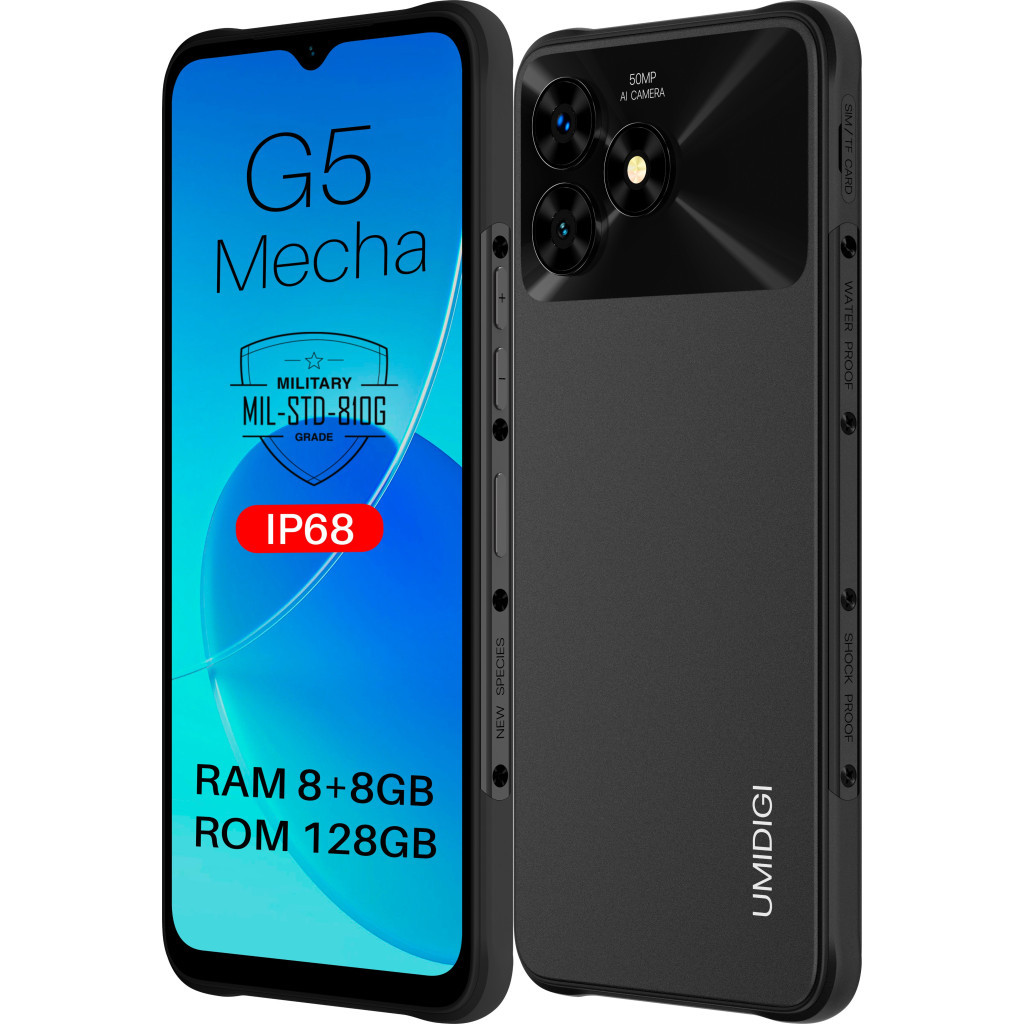Мобільний телефон Umidigi G5 Mecha (RP08) 8/128Gb Black (6973553523002) - зображення 11