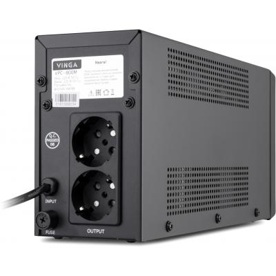Пристрій безперебійного живлення Vinga LCD 800VA metal case (VPC-800M) - изображение 6