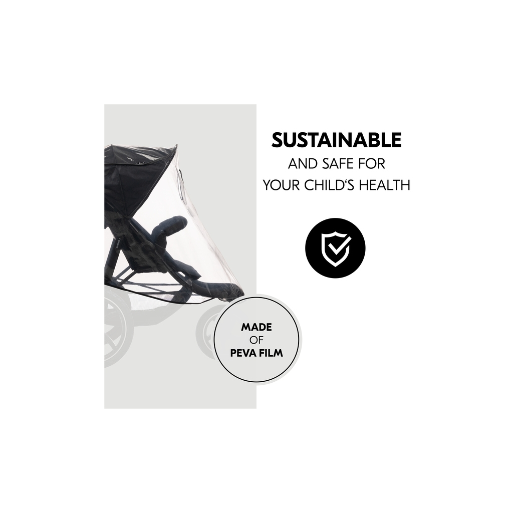Дощовик Hauck Pushchair Raincover 3W (55078-6) - зображення 8