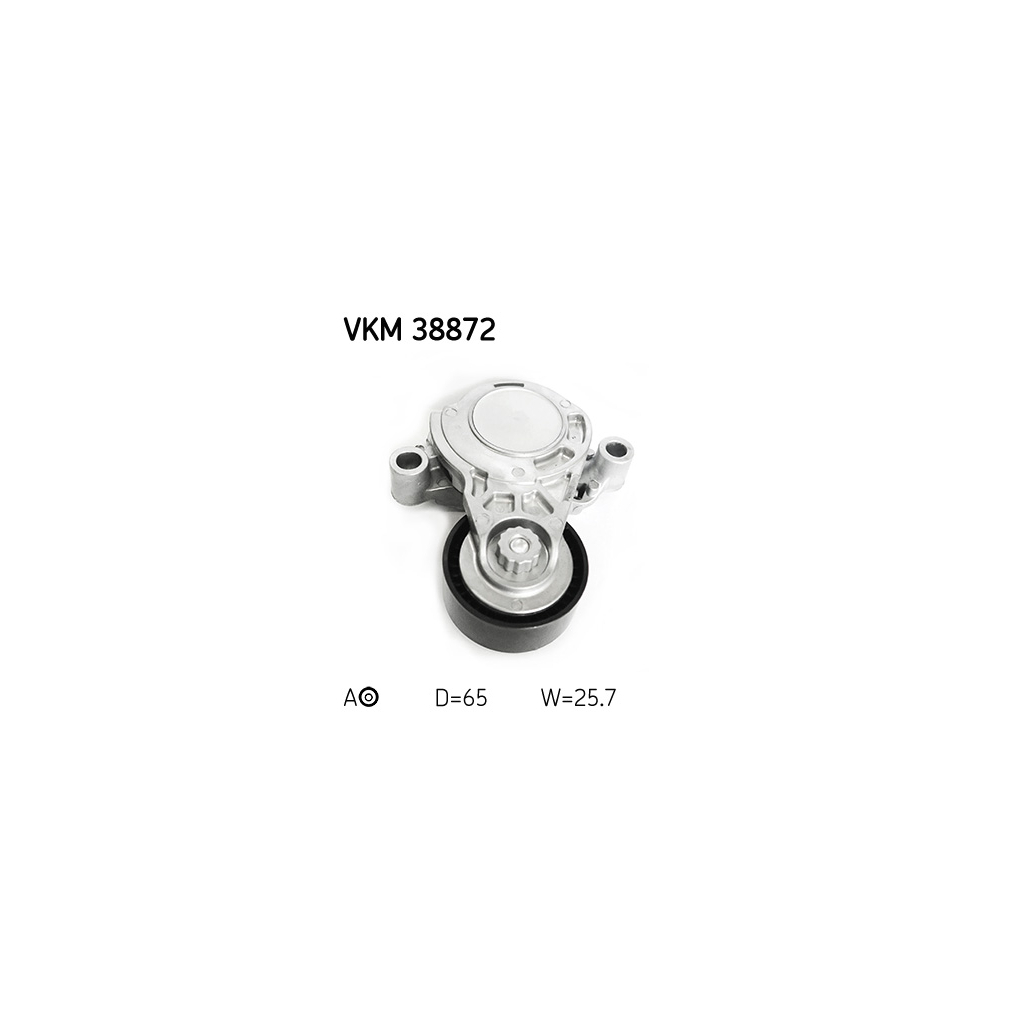 Ролик натягувача ременя SKF VKM 38872 - зображення 2