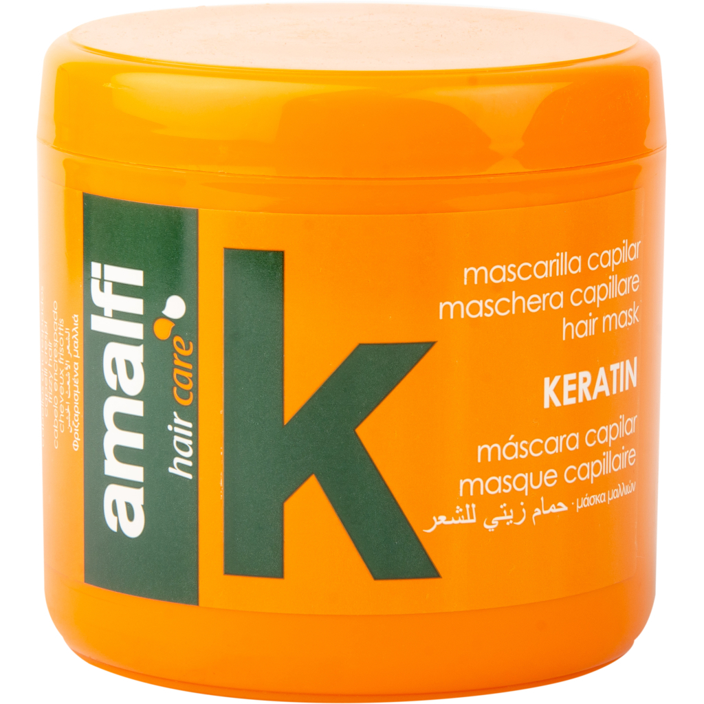 Маска для волосся Amalfi Keratin з кератином 500 мл (8414227044129) - зображення 1